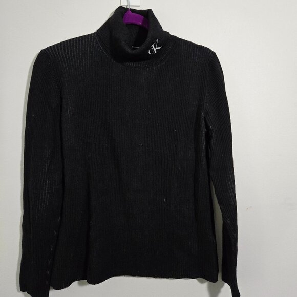 Calvin Klein sweater color black gray size M - Picture 3 of 6